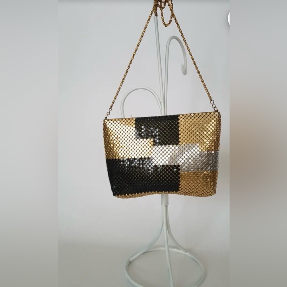 Vintage 80’s Fiona Metallic Mesh Purse